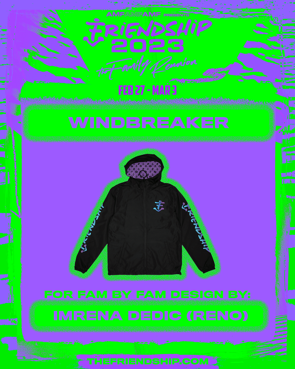 2023 Windbreaker Jacket – Friendship Official Merch